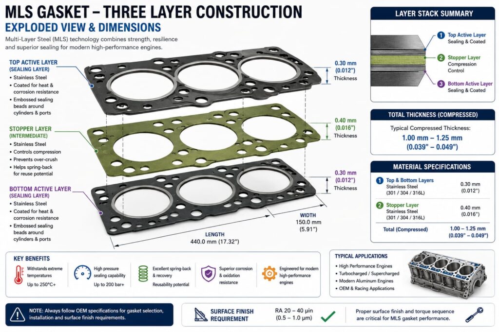 Layer Stack Diagram — Exploded View